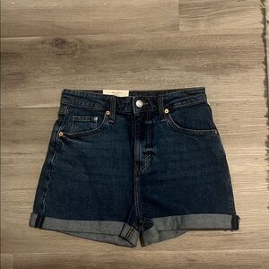H&M Deep Blue Jean Shorts